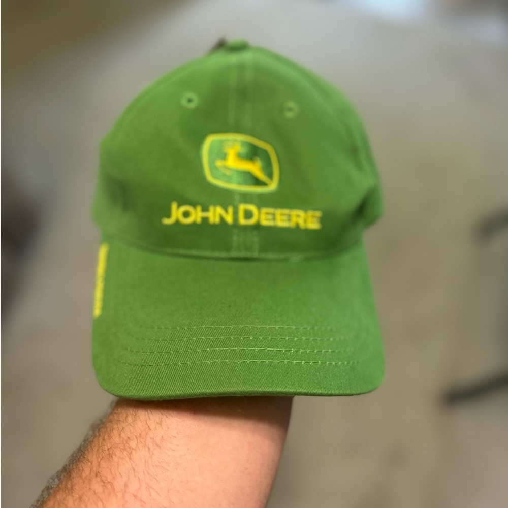 John Deere Green and Yellow Logo Hat